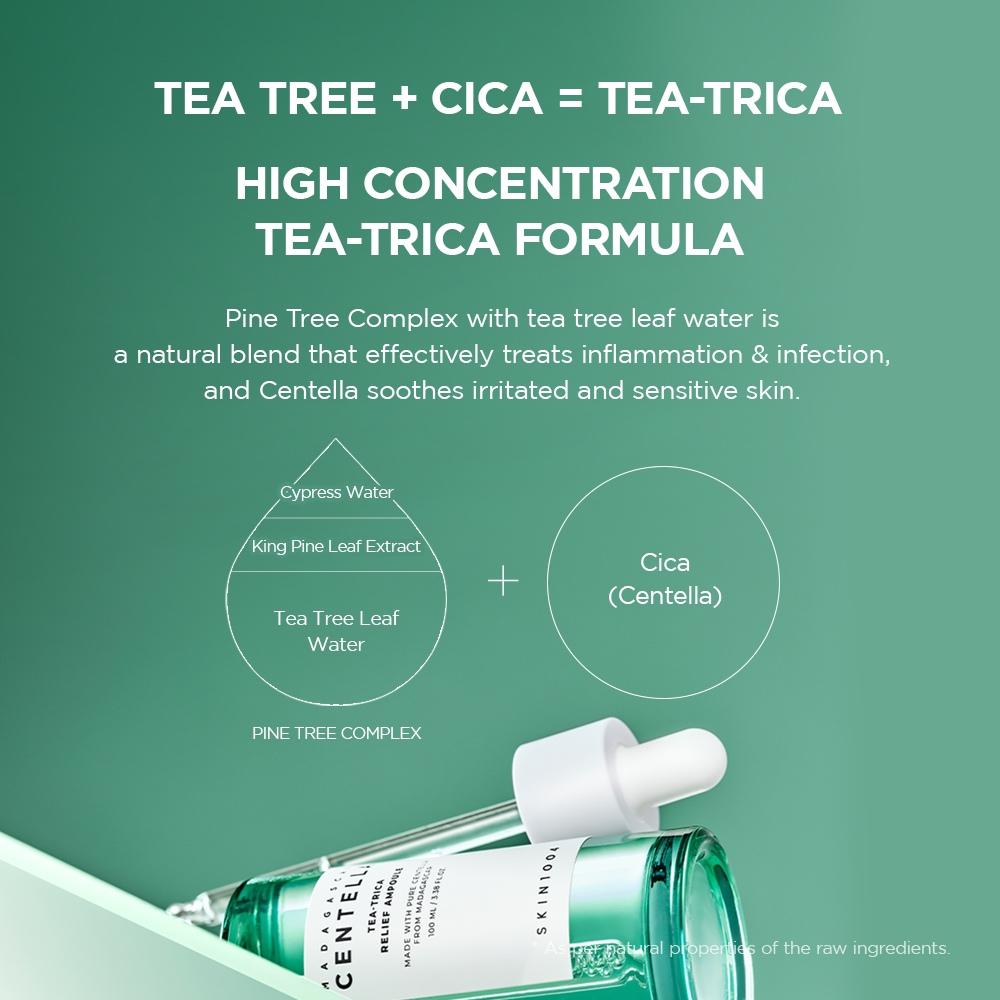 Skin1004 Ampulă calmantă Tea-Trica 100ml