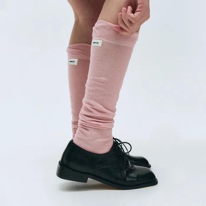 W SHEER SOCKS pink