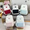 Schoolbag New Student Large Capacity College Style Student Backpack Junior High School Student College Student Sweet Polka Dot High Value Backpack