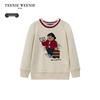 Teenie Weenie Kids Boys' Cartoon Bear Crew Neck Pullover Sweater