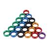 6 Farben DIY Angepasste Aluminium ID 8mm Vogel Fußringe Taube Papagei Fußringe Flugtraining Logo Wettbewerb Fußringe