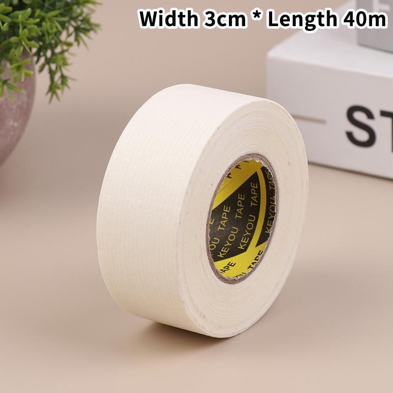 

40M Белая малярная лента 18-30 мм Односторонняя лента для масляной живописи Художественная лента для акварельной живописи Инструмент для покраски автомобилей A3