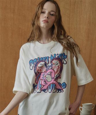 CPGN STUDIO Mad Hoppi Short-Sleeve T-Shirt Cream