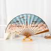 Dunhuang Cultural and Creative Fan Nuevedeer Folding Fan Chinese Style Ancient Style Han Chinese Clothing Summer Gift Female Tourist Souvenir Men