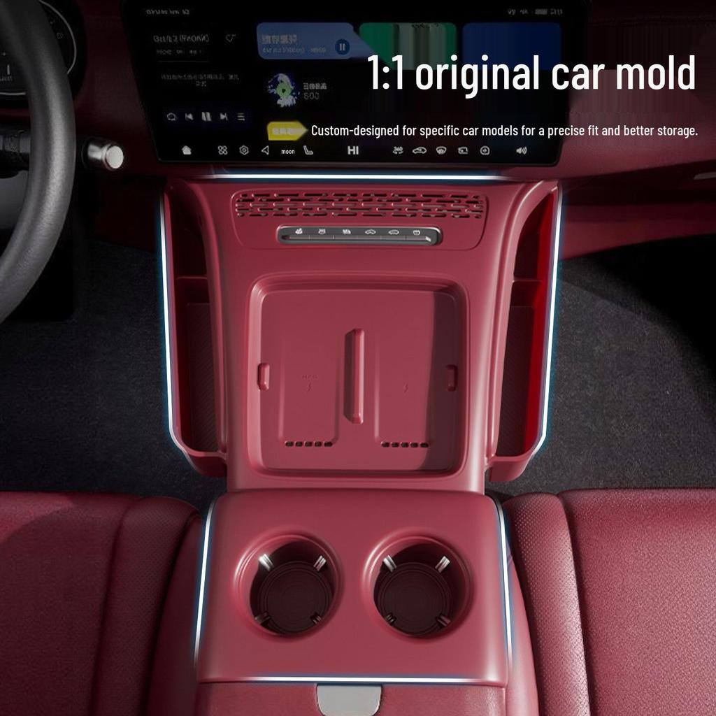 Lantu Tianshan Center Console Storage Box with Wireless Charger & Cup Holder for 26 Models