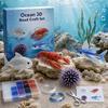Tiny 3D Beaded Animal DIY Kit, Cute Mini Sea Life Beads Embroidery Kit, Handmade Bead Art Craft Making Set for Adults, Craft Lovers