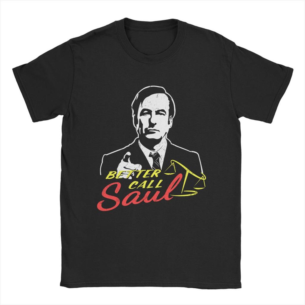Vintage Better Call Saul T-Shirt for Men Crewneck 100% Cotton T Shirts Short Sleeve Tees Party Clothing