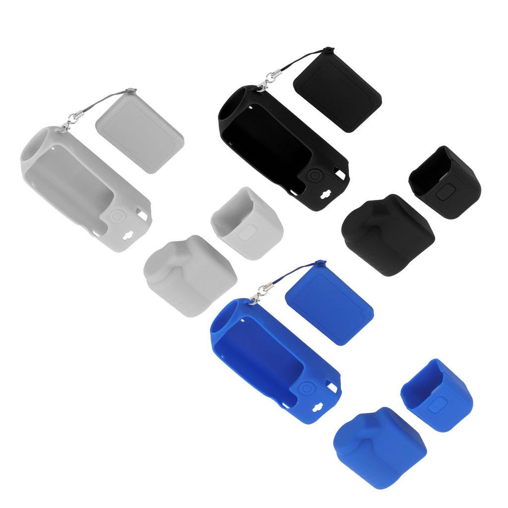 4 In 1 Protective Case Cover for  Pocket 3 Silicone Screen Lens Protector Sleeve Action Camera A
