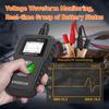 KINGBOLEN BM550 PLUS Tester autobaterií 6V 12V 24V LED displej 100-2000 CCA 2-200Ah Tester alternátoru automobilu Digitální baterie