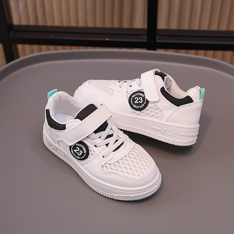 Children's Little White Shoes Spring and Autumn New Children's Net Shoes Medium and Old Children's Girls' Shoes Children's Sports Shoes Boys' Shoes