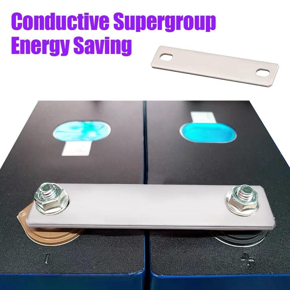 Flat Battery Busbar M6 Copper Busbar New Bus Bars Connector  Lifepo4 Cell Lithium
