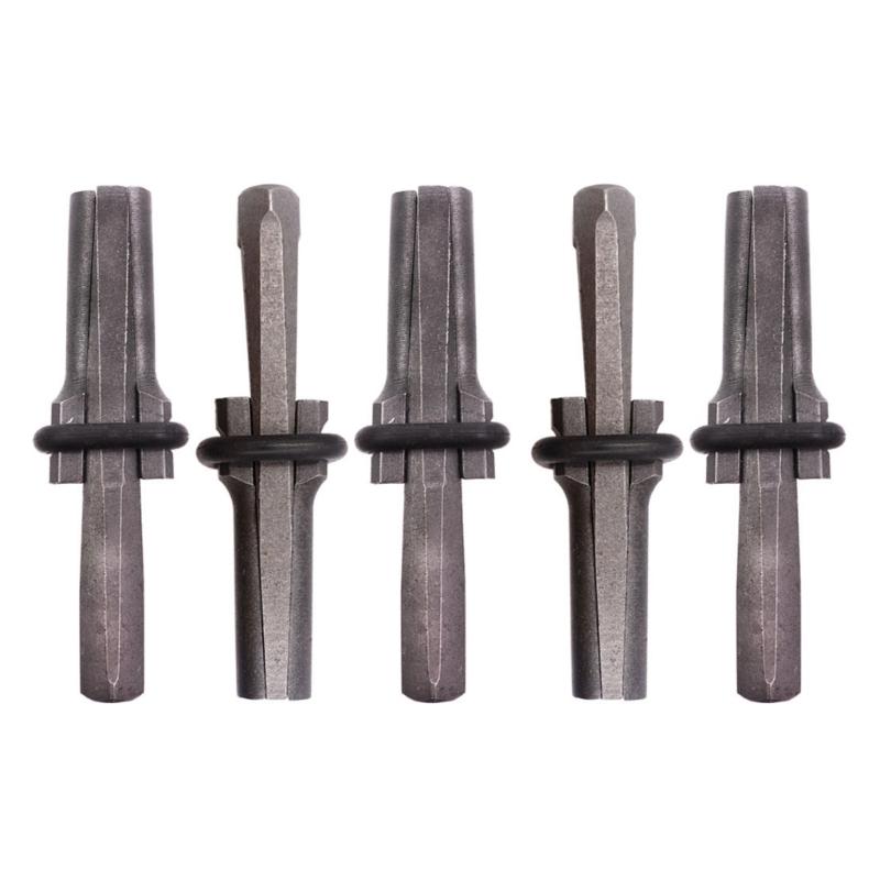 5Pcs Wedges and Shims Heavy Duty Stone Splitting Tool for Concrete Rock Stone Splitters Marble Granites Hand Tool