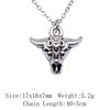 Vintage Animal Pendant Necklace Cat Animal Charm Necklaces Forest Ocean Western Jewelry Gift For Making DIY