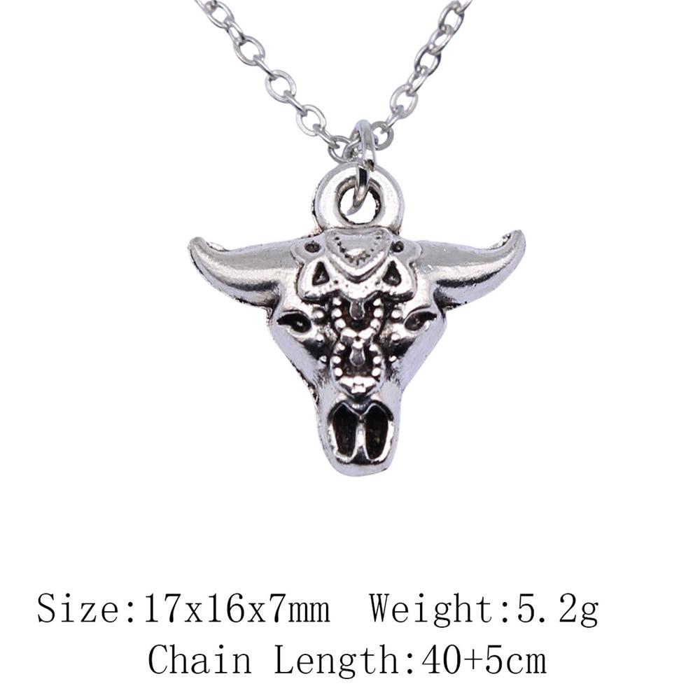 Vintage Animal Pendant Necklace Cat Animal Charm Necklaces Forest Ocean Western Jewelry Gift For Making DIY