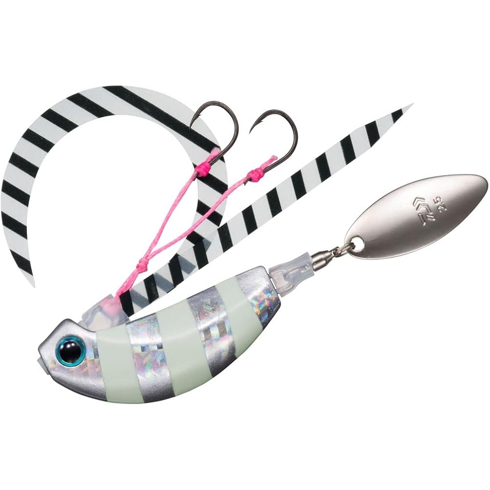 Daiwa Tai Rubber Koya Blade Breaker 80g PH Zebra Glow Fishing Lure