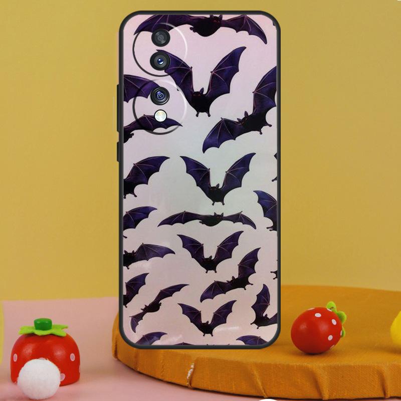 Vampire Bats Full Moon Halloween Case For Honor 200 Pro X9c X9a X8a X7a X6a X7 X8 X9 X8b X9b Magic 5 6 50 70 90 Lite Cover