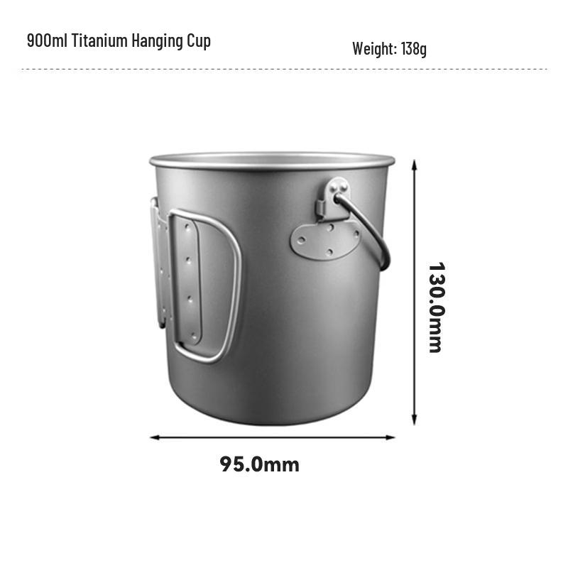 NuFeng Portable Foldable Titanium Water Cup