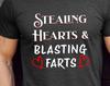 Stealing Hearts & Blasting Farts, Short-Sleeve Unisex T-and Kids Tshirt