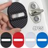 For Car Door Lock Plastic Car Door Lock Protective Cover Cushion Anti Rust Sleeve Car Accessories Styling Mouldings 4pcs