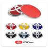 Auto Frontkopfhaube Motorhaube Emblem Heck Kofferraum Klappe Zeichen Abzeichen Lenkrad Logo für toyota RAV4 Camry yaris CHR LEVIN Vios REIZ