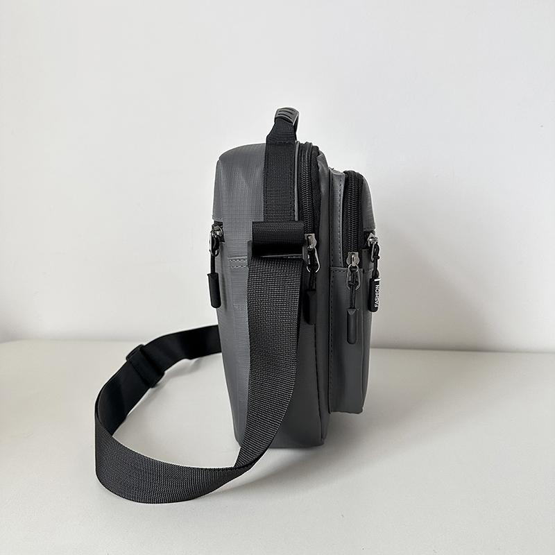 Pánska crossbody taška s veľkou kapacitou - Módna taška cez rameno s viacerými vreckami pre prácu a každodenné použitie