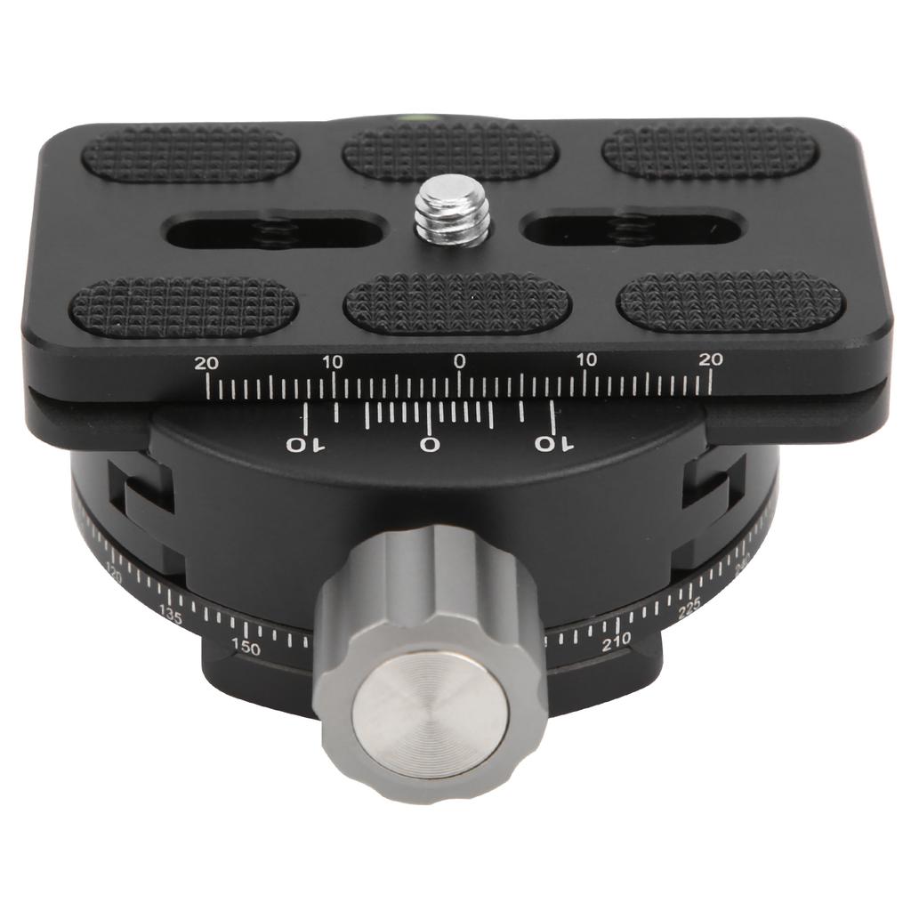 PAN‑02 Indexing Adjustment 360 Degrees  Panorama Shooting Plate Camera Quick Release Clamp