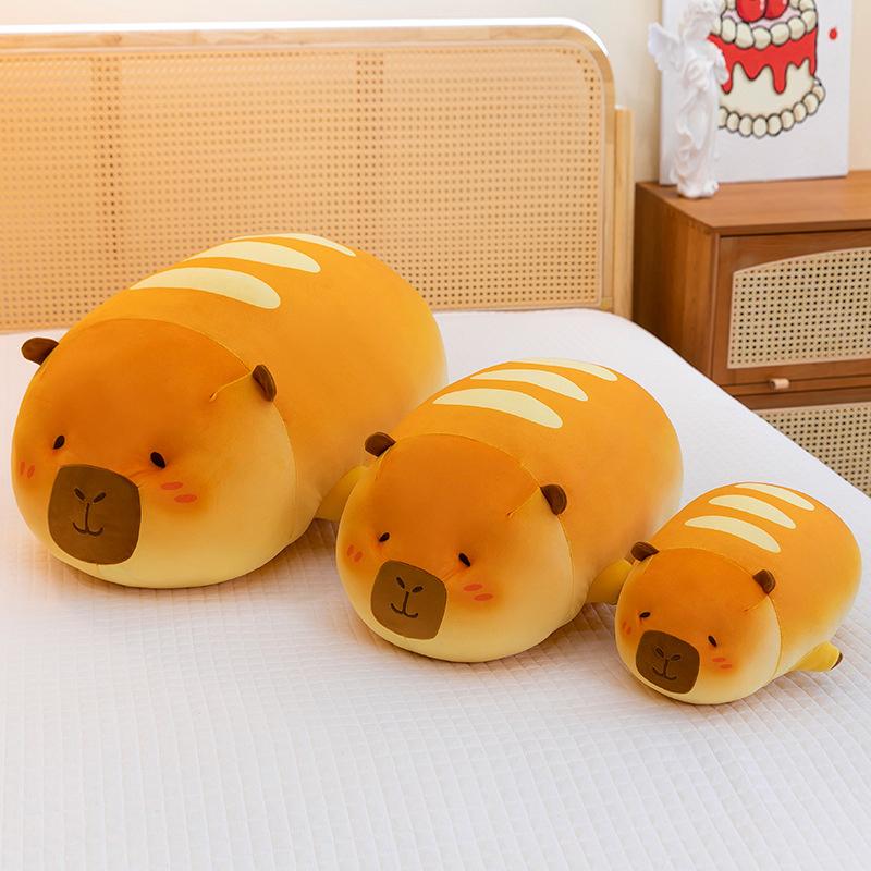 20/30/40Cm Baking Style Prone Posture Bread Capibala Plush Stuffed Doll Capybara Plush Animal Toy Children'S Birthday Gift