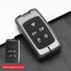 Premium Metal Protective Shell for Jaguar Key - Compatible with XFL/XEL/XJL/FPACE; High-End Men's Key Case with Buckle