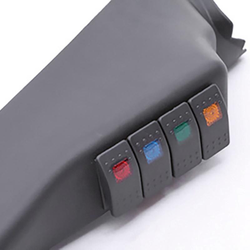 Car A-Pillar Switch Pod Panel Left Side Rocker for Jeep Wrangler JK 2007-2017 Controller