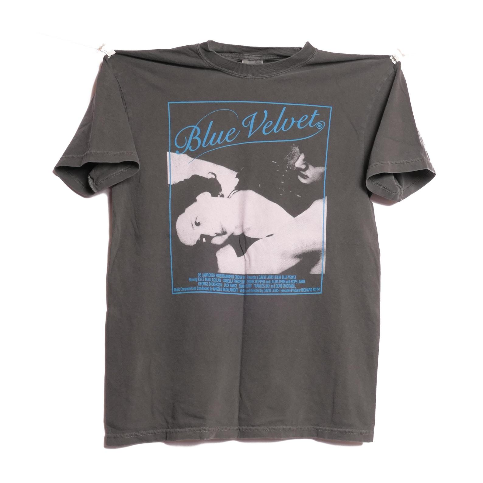 Blue Velvet David Lynch Dennis Hopper Movie Criterion Twin Peaks Creator Avant-Garde 100% Cotton Boxy Tee Shirt Heavyweight Cotton - Medium S