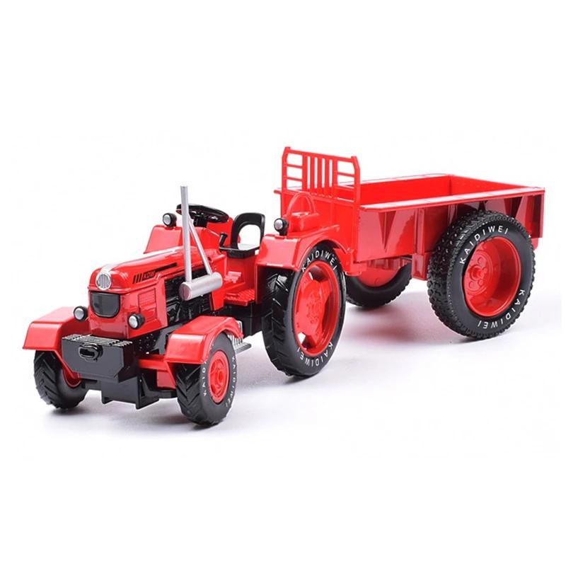 Kaidiwei 1/18 Car Model  Alloy Vintage Agricultural Tractor Farmer's Truck Diecast Toy Metal Vehicle Kids Toys Boys Christmas