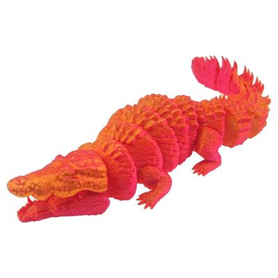 1 neues Krokodil Ganzkörper bewegliches Aquarium Landschaftsbau Home Wohnzimmer Dekoration Kinderpuppe