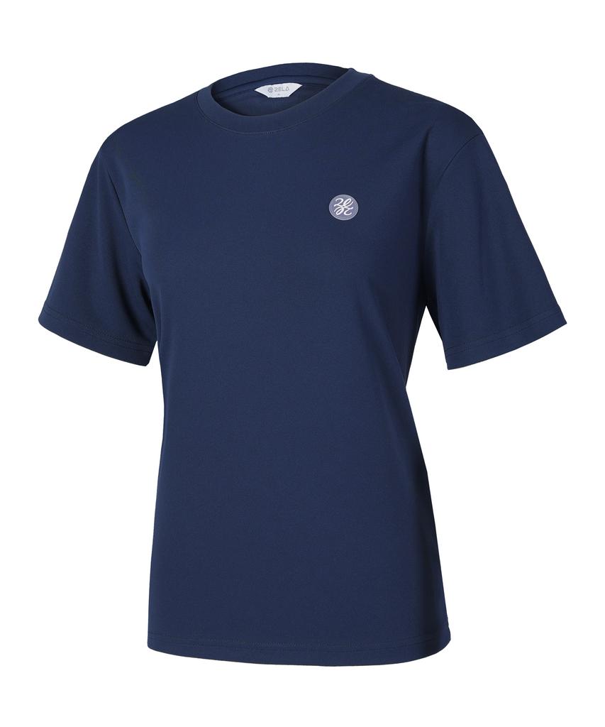 2ELA Women'S Petit Shine Aerocool Pk Round Short Sleeve T-Shirt 4 Colors