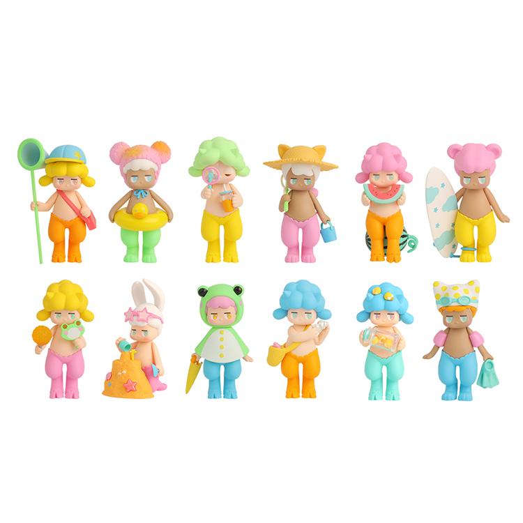 New POP MART Pansum SATYRRORY Summer Fun Collection Mystery Boxes Single Mystery Box/Full Box 12 Pcs 200700294
