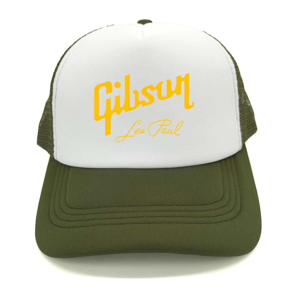 Gibson Les Paul Trucker Cap Unisex Cool Guitar Gibson Hat Baseball Cap Cool Summer Unisex Mesh Net Caps MZ