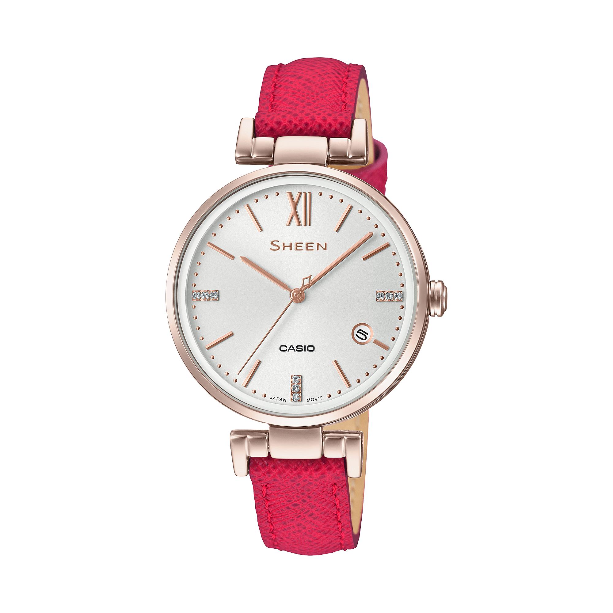 Casio Men s Analog Quartz Watch SHE-4053CGL-7A