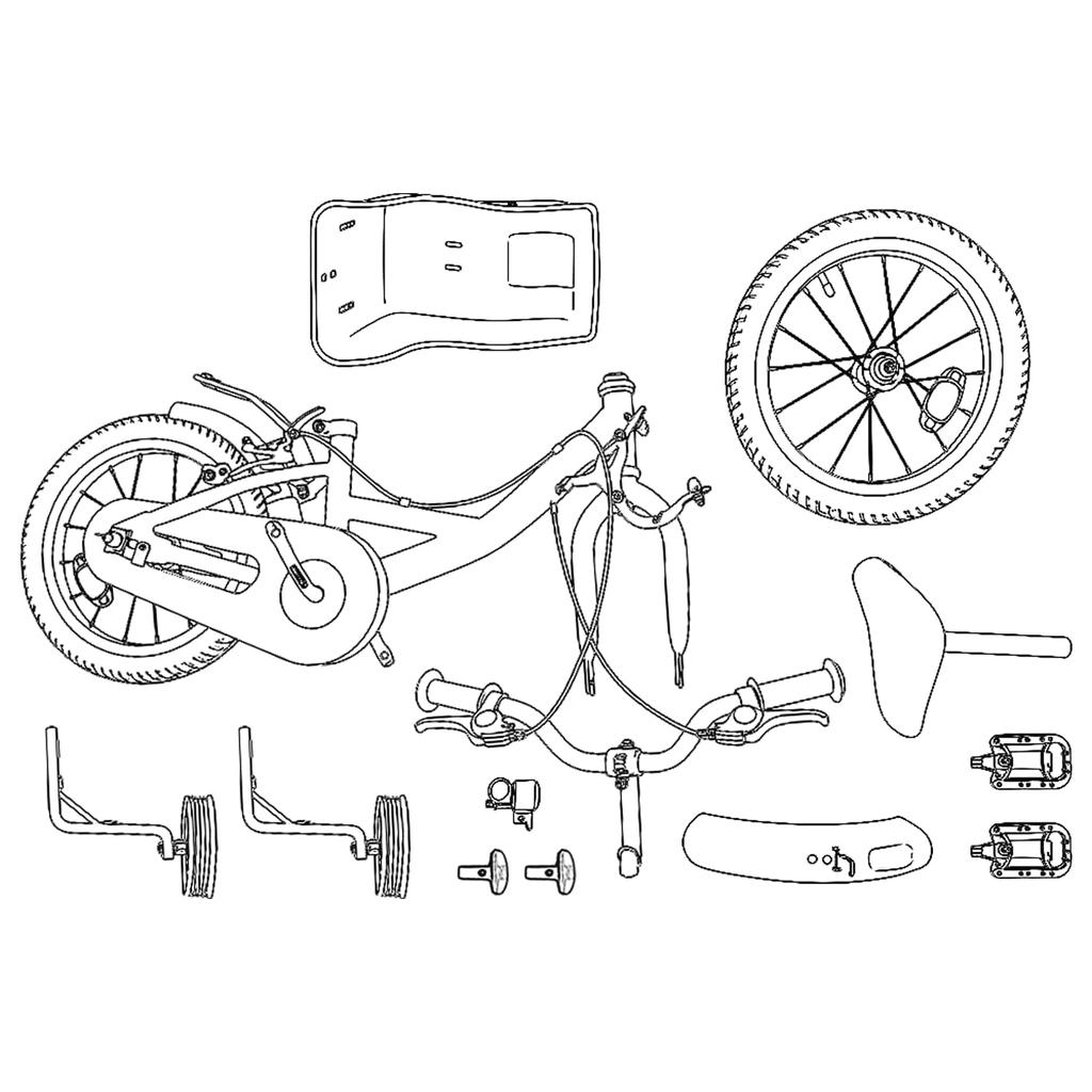 Kids Bicycle 12 Inch for Ages 2 4 Purple