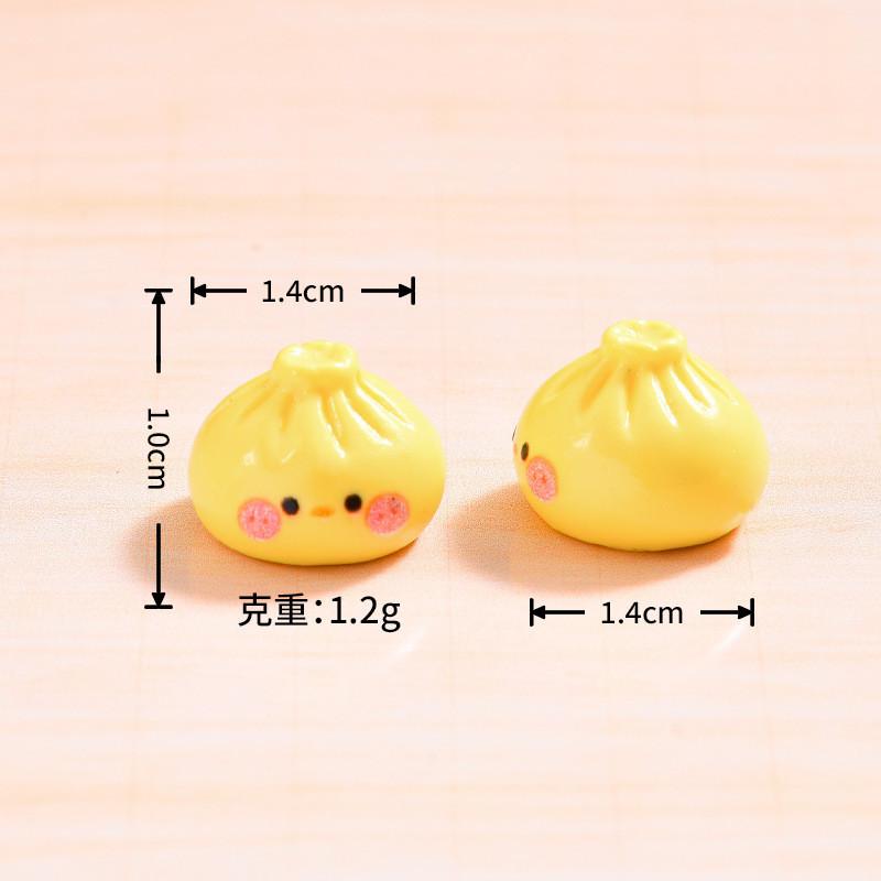 8Pcs Mini Cartoon Steambox Animal Miniatures Resin Breakfast Ornaments Fairy Garden Decoration Micro Landscape*-*&