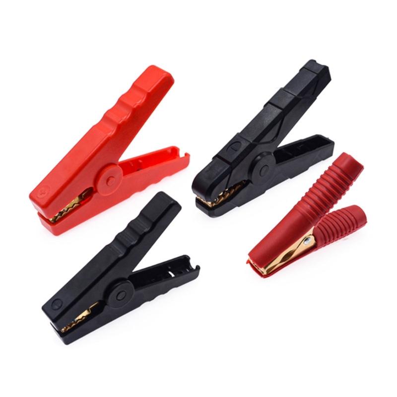 High Current Battery Clamps Clip With Copper Conductors for Automotive Marine Power Tool Equipment 100A 300A 500A Option