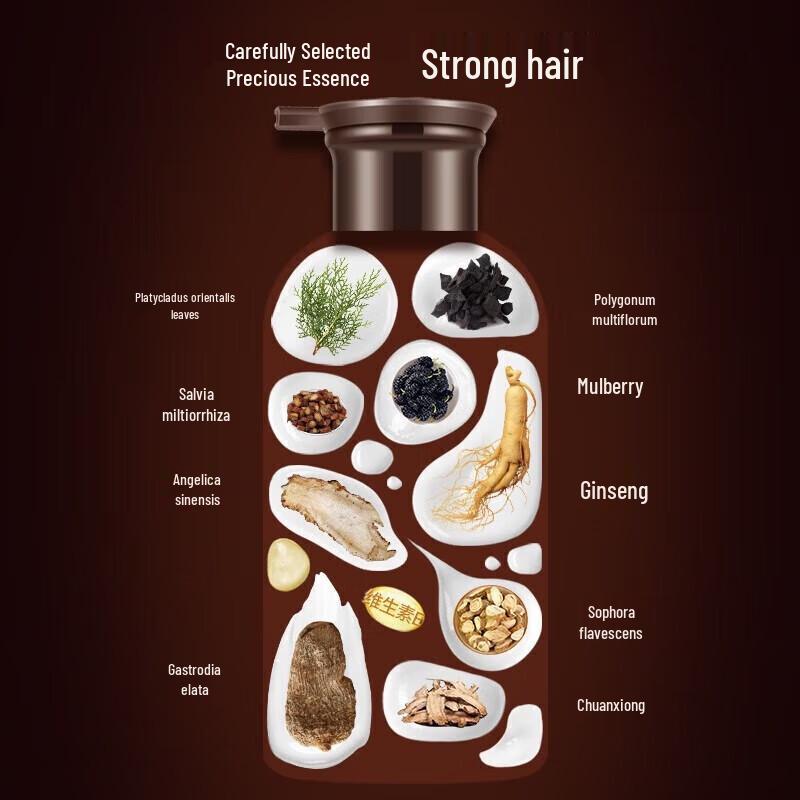 Bee & Flower Nine Treasures Anti-Hair Loss Shampoo with Black Tea Extract