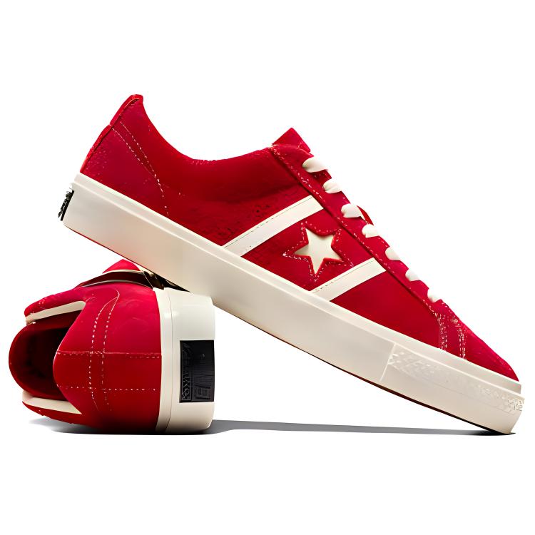 Converse One Star Academy Pro Suede Red Egret Unisex Sneakers A07620C