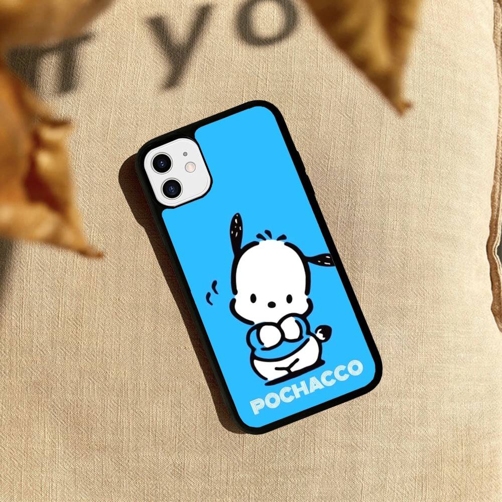 Cute P-Pochacco Phone Case For iPhone 17 Pro 16 Plus 16 Pro Max 15 14 13 12 11 PC+TPU Back Cover