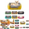 Plush Nest Dog Cat Pet Bed Comfy And Removable For Easy Cleaning