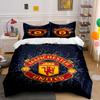 "Manchester United Bedding Set" Bedding Duvet Cover Set Duvet Cover Pillowcases  (1 * Duvet Cover 2 * Pillowcases, Without Duvet Insert)
