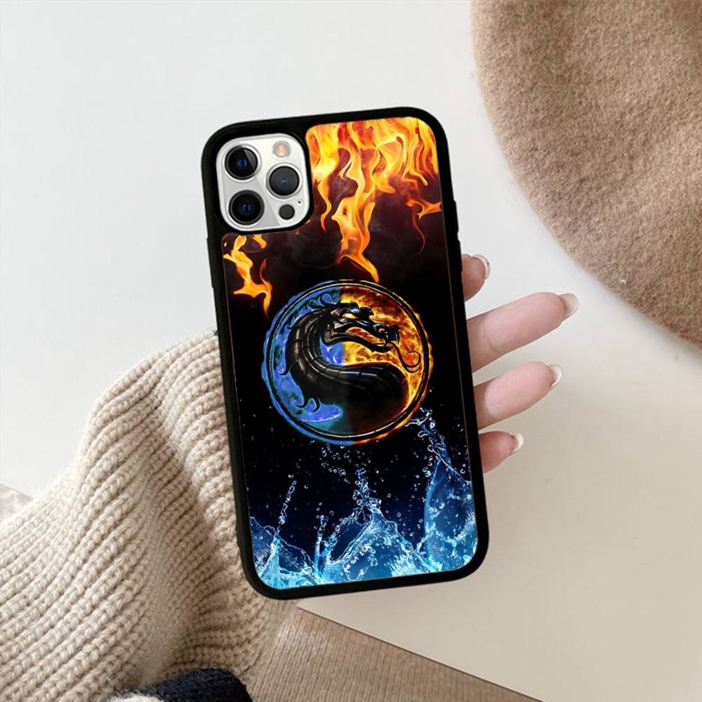 Classic Vintage M-Mortal K-Kombat For Iphone 17 Air 16 15 14 13 12 11 Pro Max TPU+PC Plus Shockproof Back Phone Cover
