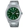 Refurbished Casio Standard Analog Stainless Steel Green Dial Quartz MTP-B180D-3AV Men's Watch