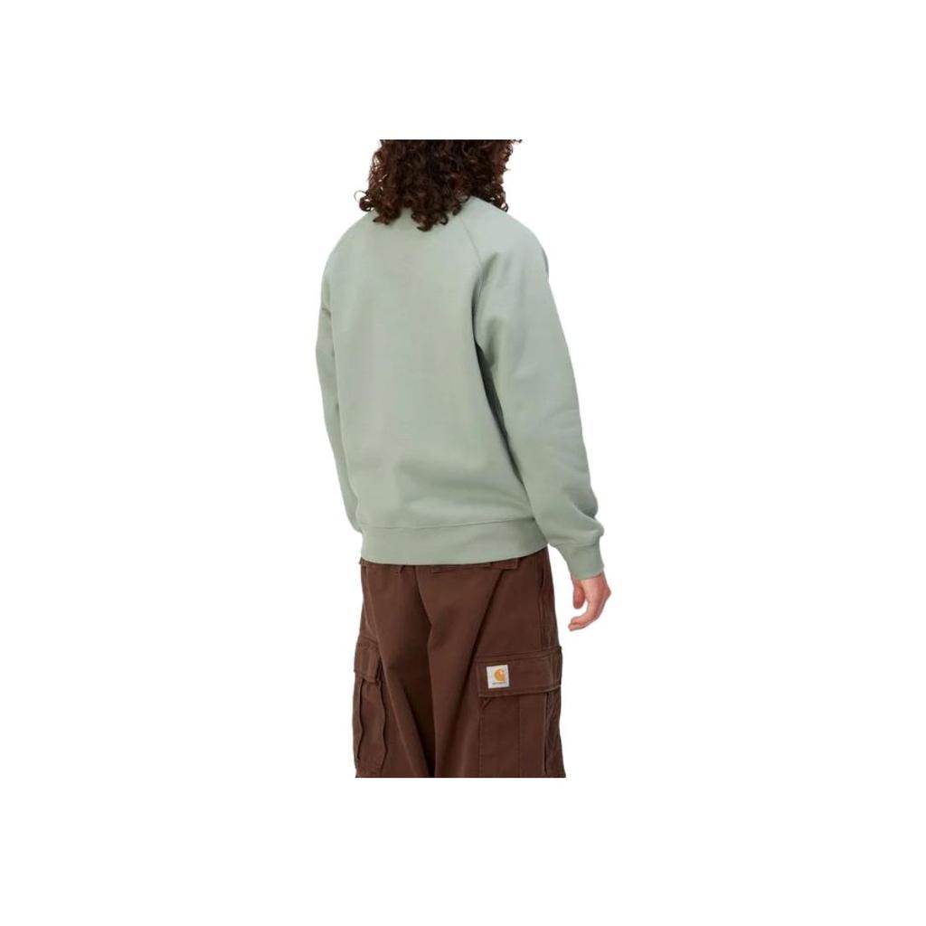 Carhartt WIP Chase Sweatshirt Solid Fit Crew Neck Men Sweatshirt Green I026383-1R1-XX