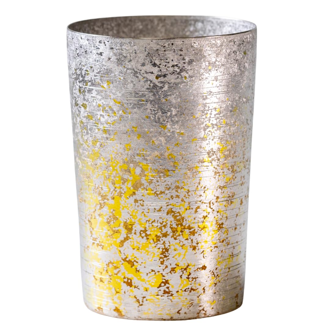 HORIE Pure Titanium Double-Walled Tumbler, Titanium Rainbow, High-Insulation Double-Walled Structure, Light (Silver, Light (270ml))