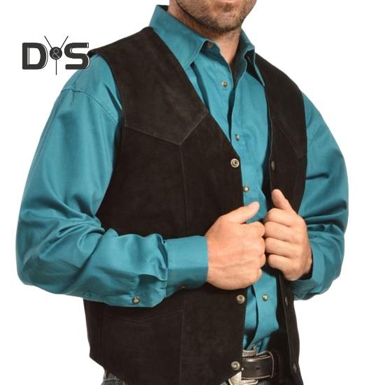 

Мужской жилет, пальто с V-образным вырезом, без рукавов, однобортный однотонный жилет с карманами, приталенный жилет-карго, повседневная одежда XXL чёрный