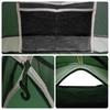 1 Person Camping Tent Green Waterproof